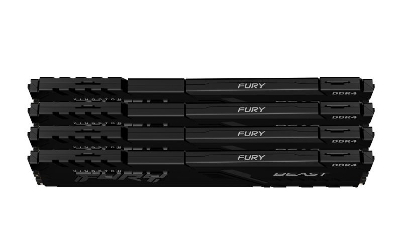 Памет Kingston FURY Beast 128GB(4x32GB) DDR4 3600MHz CL18 - Image 2