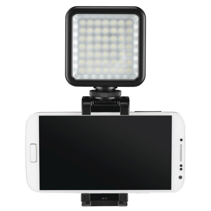 LED лампа Hama 49 BD, за допълнително осветяване на записи с камера и смартфон, Черна - Image 6