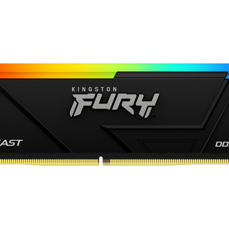 Памет Kingston FURY Beast Black RGB 8GB DDR4 3200MHz CL16