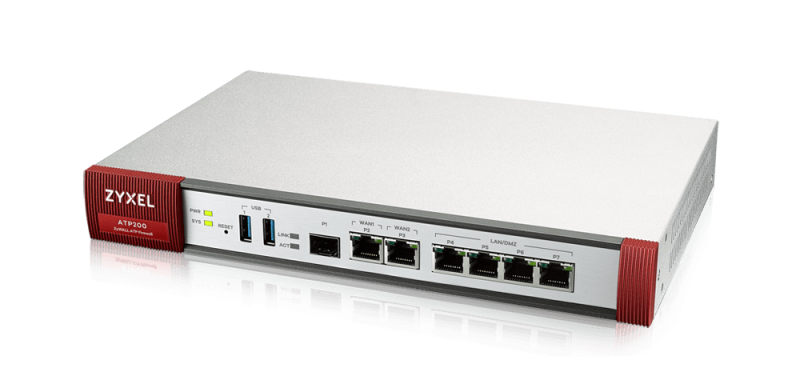 Защитна стена ZYXEL USG ATP200 UTM BDL Sandboxing, 10/100/1000, 4x LAN/DMZ, 2x WAN, 1xSFP, 2xUSB, с включени лицензи за 1 година - Image 2