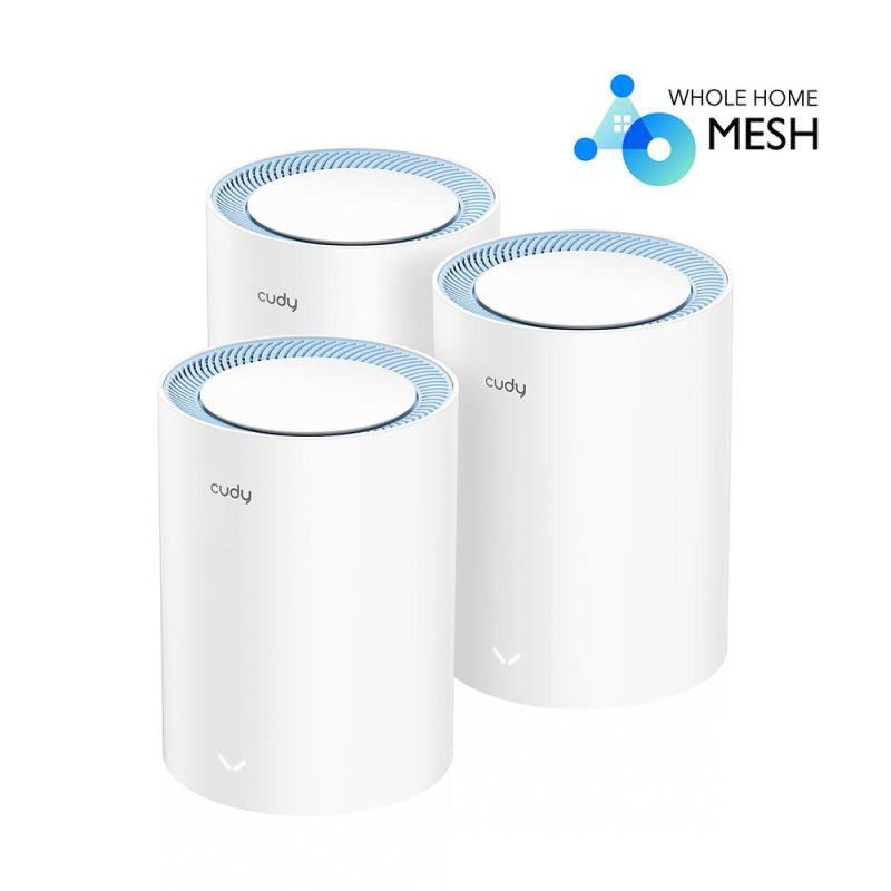 Безжична MESH система Cudy M1200 3, AC1200 Dual Band, 2.4/5 GHz, 300 -  867 Mbps, 3 броя - Image 2