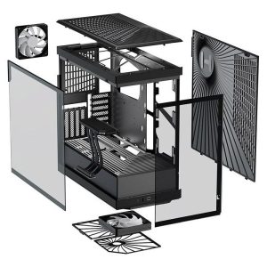 Кутия HYTE Y40 Tempered Glass, Mid-Tower, Черна, Стъклени панели - Image 7