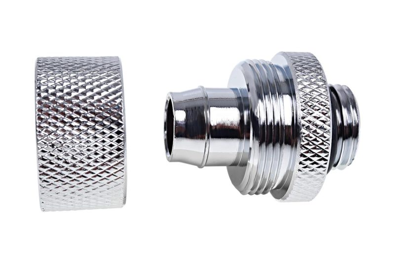 Фитинг Alphacool Eiszapfen, Удължител, 16/10mm, G1/4, Сребрист, 6 броя - Image 4