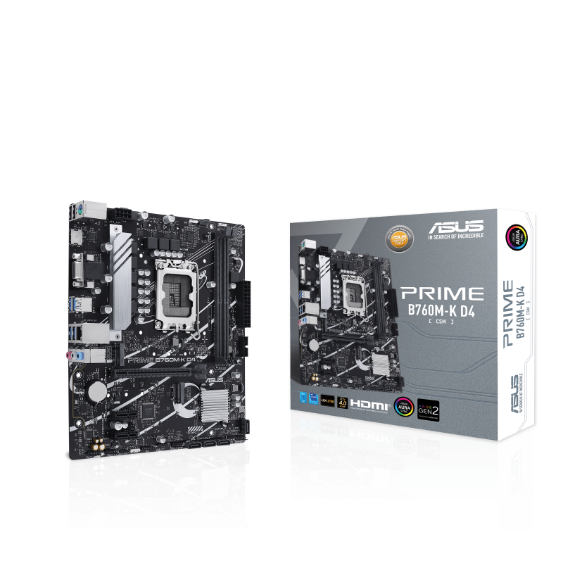 Дънна платка ASUS PRIME B760M-K D4, LGA 1700, mATX - Image 6