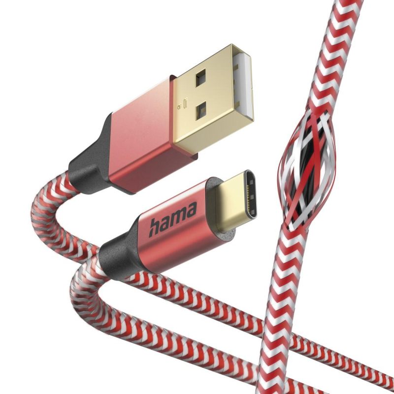 Кабел за зареждане "Reflective" USB-A - USB-C, 201559 - Image 4
