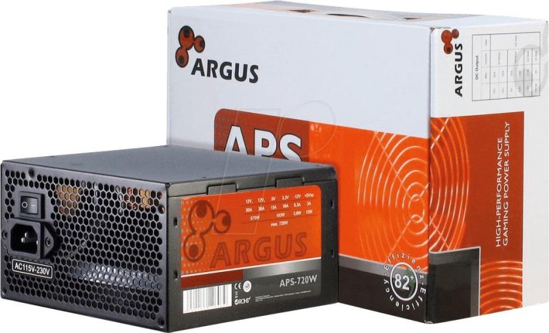 Захранващ блок Inter Tech Argus APS-720W, 720W, ATX, 80+ - Image 3