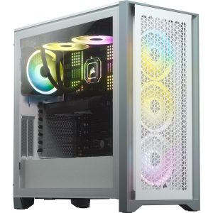Кутия Corsair 4000D Airflow Mid Tower, Tempered Glass, Бяла - Image 9