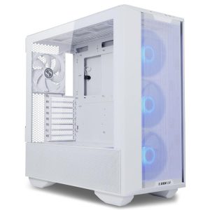 Кутия Lian-Li LANCOOL III RGB Mid-Tower, Tempered Glass, Бяла - Image 2