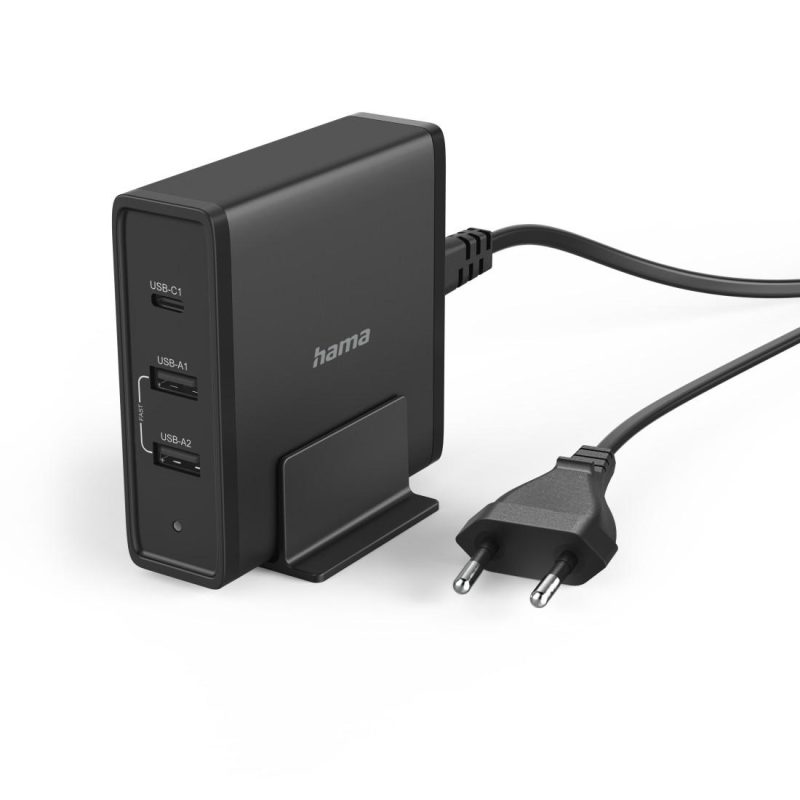 Универсална зарядна станция, 3 порта, USB-C / USB-A (PD), 5-20V/65W, 200017 - Image 2