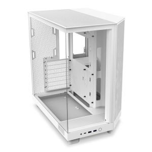 Кутия NZXT H6 Flow Matte White - Middle Tower - Image 3
