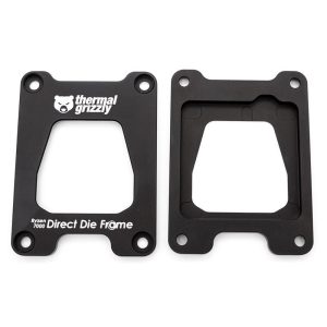 Монтажна рамка Thermal Grizzly Ryzen 7000 Direct Die Frame, Алуминий, Черен - Image 2