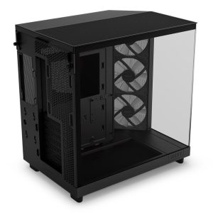 Кутия NZXT H6 Flow RGB Matte Black - Middle Tower - Image 10