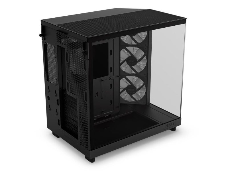 Кутия NZXT H6 Flow RGB Matte Black - Middle Tower - Image 10