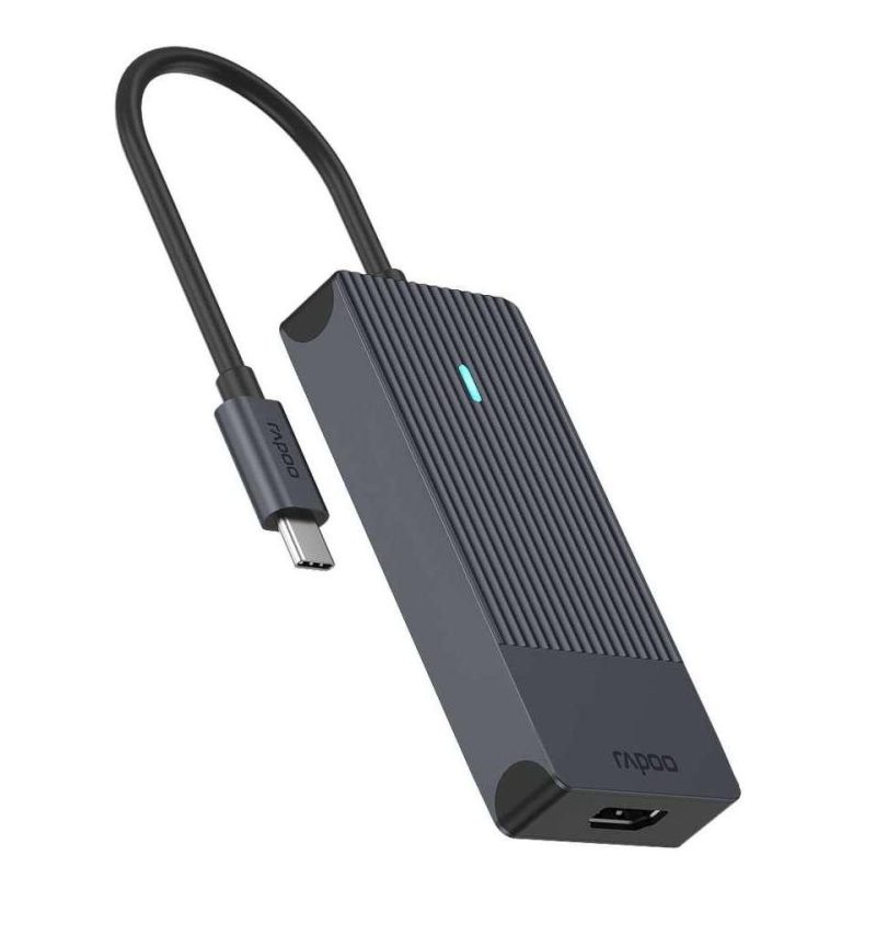 USB-C Хъб, 4 порта, RAPOO-11409 - Image 5