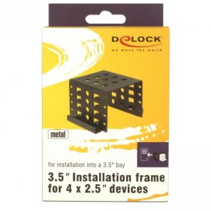 Брекет DeLock, За монтиране на 4x 2.5" SSD в 3.5" bay - Image 3