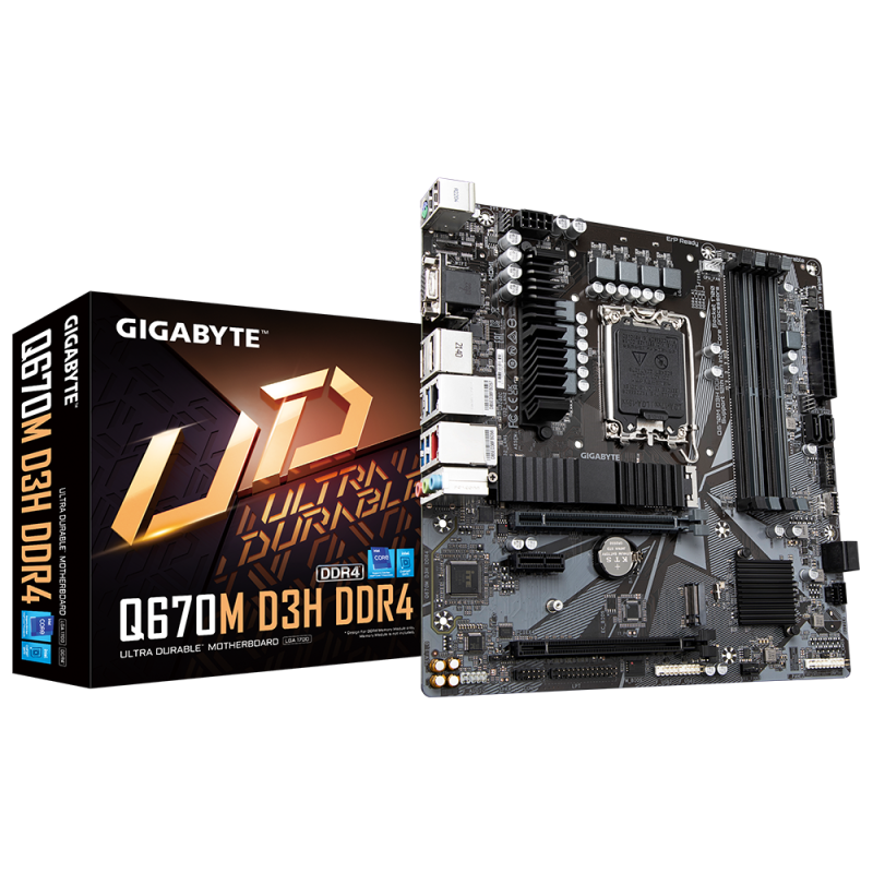 Дънна платка GIGABYTE Q670M D3H socket 1700 - Image 5