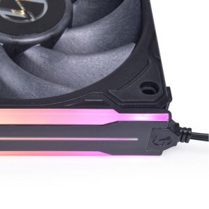 Lian Li UNI FAN P28 Side ARGB Strip - Triple Pack - Black - Image 4