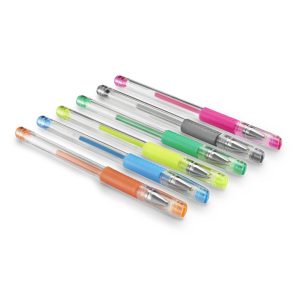Комплект от 6 гел химикалки Hama "Glitter & Classic", 07562 - Image 3