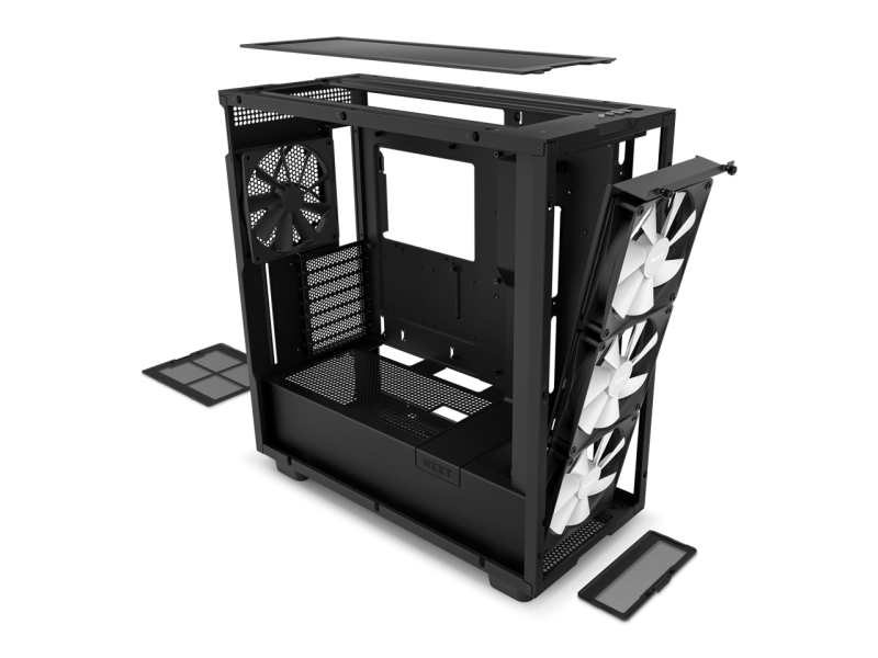 Кутия NZXT H7 Elite 2023 Matte Black Mid-Tower - Image 5