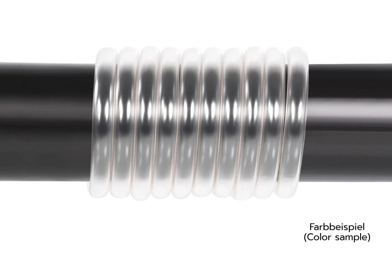 Тръба Alphacool AlphaTube HF, 16/10 (3/8"ID), 3м, Прозрачна, Retailbox - Image 2