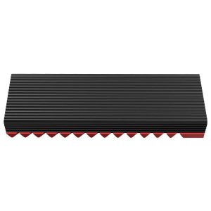 Пасивен охладител Jonsbo M.2 SSD, оребрен, Червен - Image 4