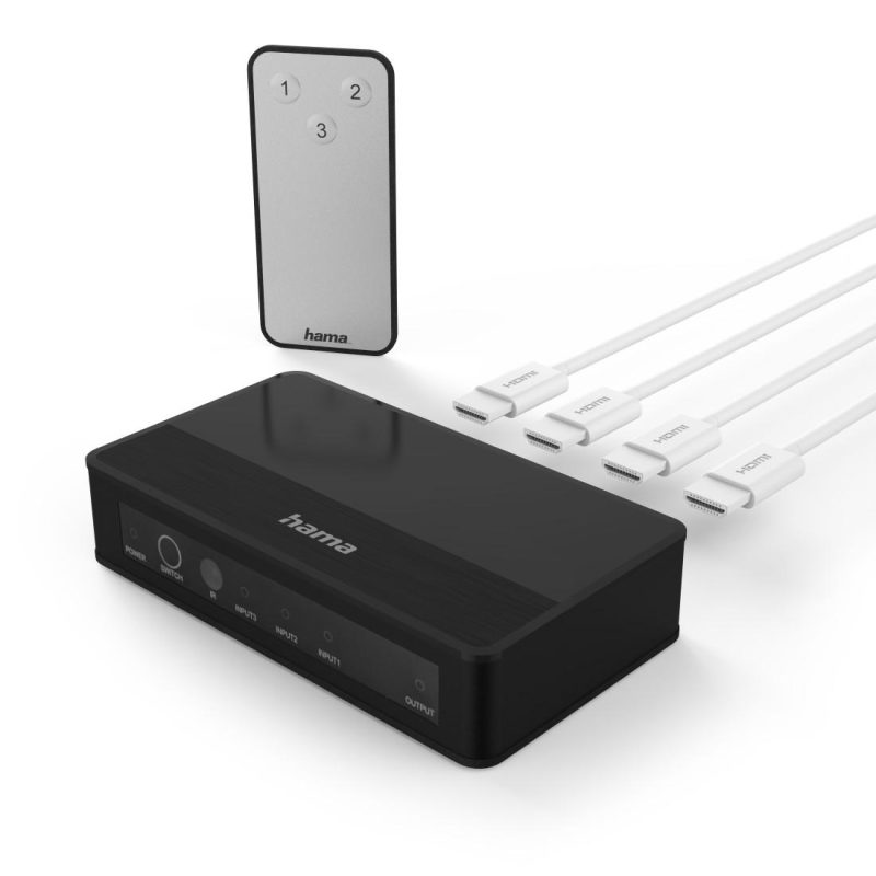 Превключвател / суич HAMA 4K-HDMI™ 3x1, 121770 - Image 4