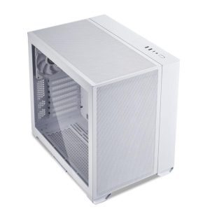 Кутия Lian Li O11 Air Mini Tower, Tempered Glass, Бяла - Image 2