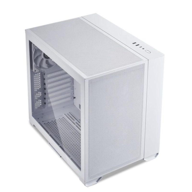 Кутия Lian Li O11 Air Mini Tower, Tempered Glass, Бяла - Image 2