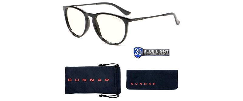 Компютърни очила GUNNAR Menlo Onyx, Clear, Черен - Image 4