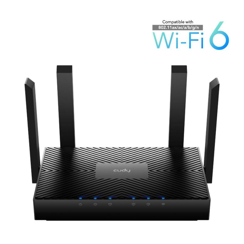 Безжичен рутер Cudy WR3000, AX3000, 2.4/5 GHz, 574 - 2402 Mbps, 10/100/1000 - Image 2