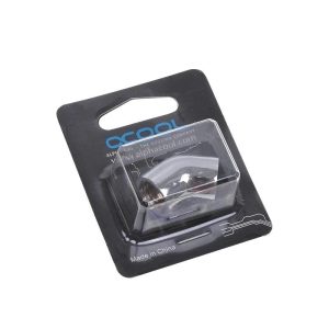 L-конектор Alphacool HF, Вътрешна резба G1/4 - G1/4, 45°, Хром - Image 3