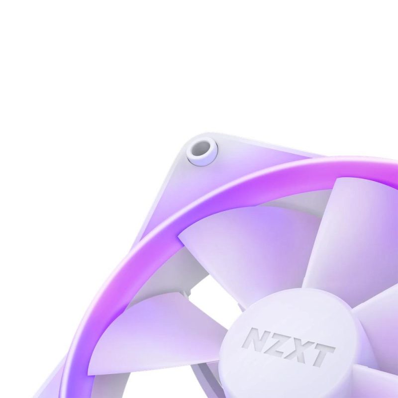 Комплект вентилатори NZXT F120 RGB White 3 броя и NZXT RGB контролер - Image 3