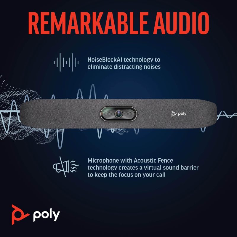 Poly Studio R30 Система за видеоконферентна връзка, USB - Image 6