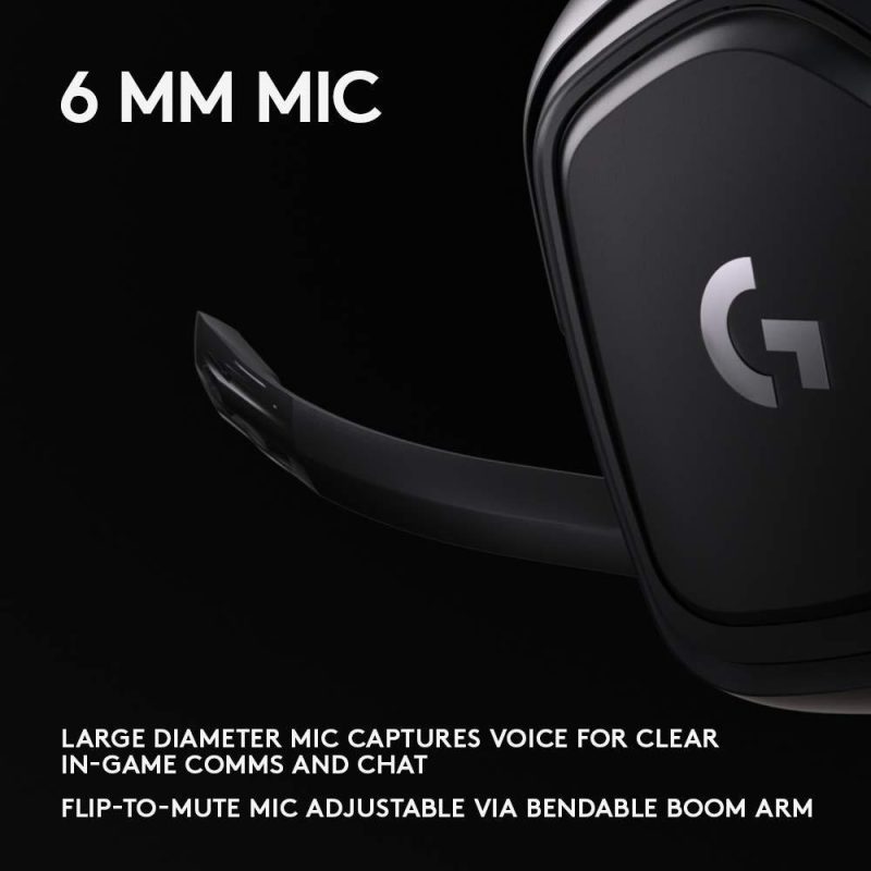 Геймърски слушалки Logitech G432, Микрофон, Черни - Image 6