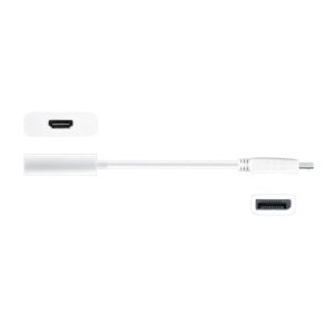 Адаптер j5create JDA158, DisplayPort мъжко - HDMI женско, 4K, Бял - Image 3