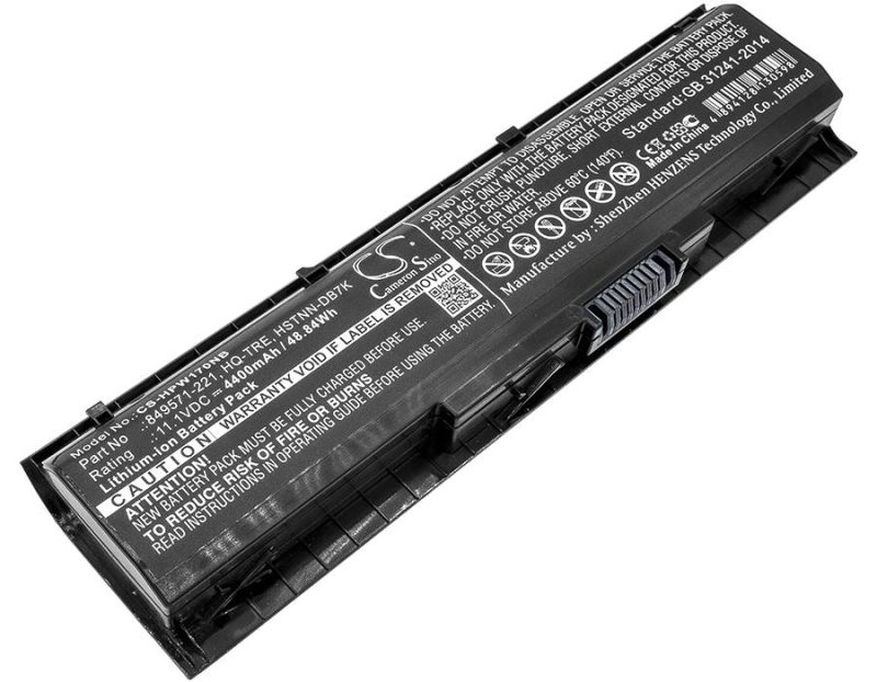 Батерия  за лаптоп HP OMEN 17; Pavilion 17  HSTNN-DB7KPA06 CS-HPW170NB 11.1V 4400mAh Cameron Sino - Image 2