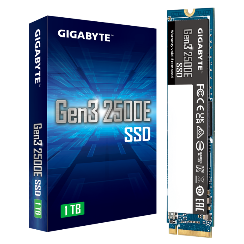 SSD Gigabyte Gen3 2500E, 1TB, NVMe, M.2 - Image 6