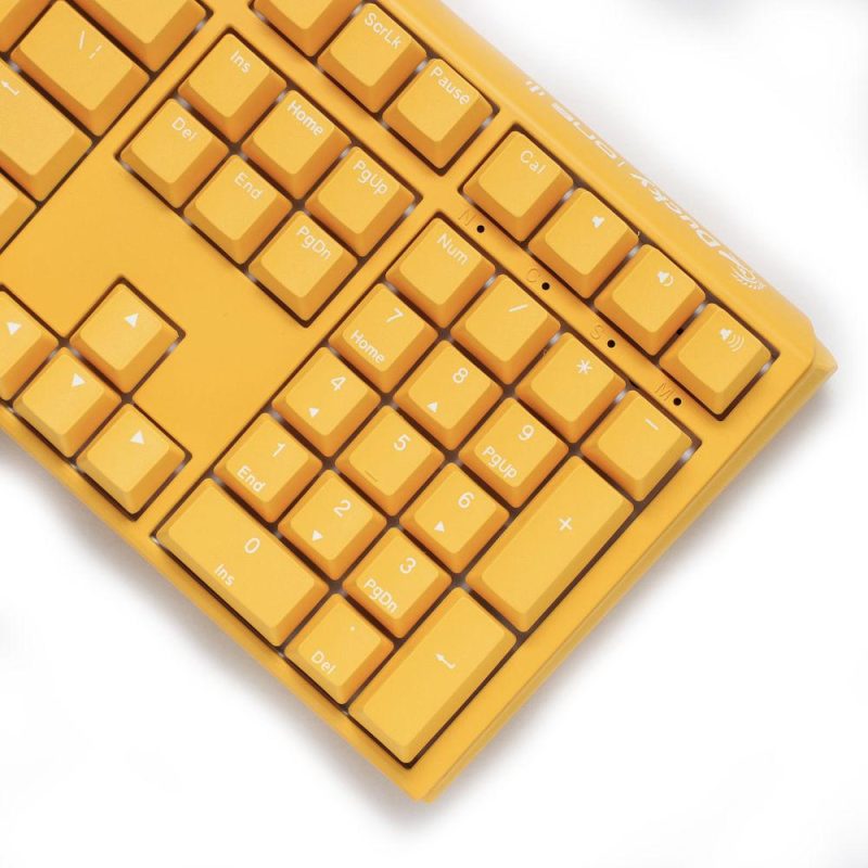 Геймърскa механична клавиатура Ducky One 3 Yellow Full-Size, Cherry MX Blue - Image 5