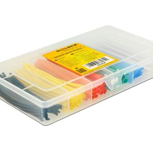 Комплект термо шлаухи Delock 86264, 100 броя, Различни цветове