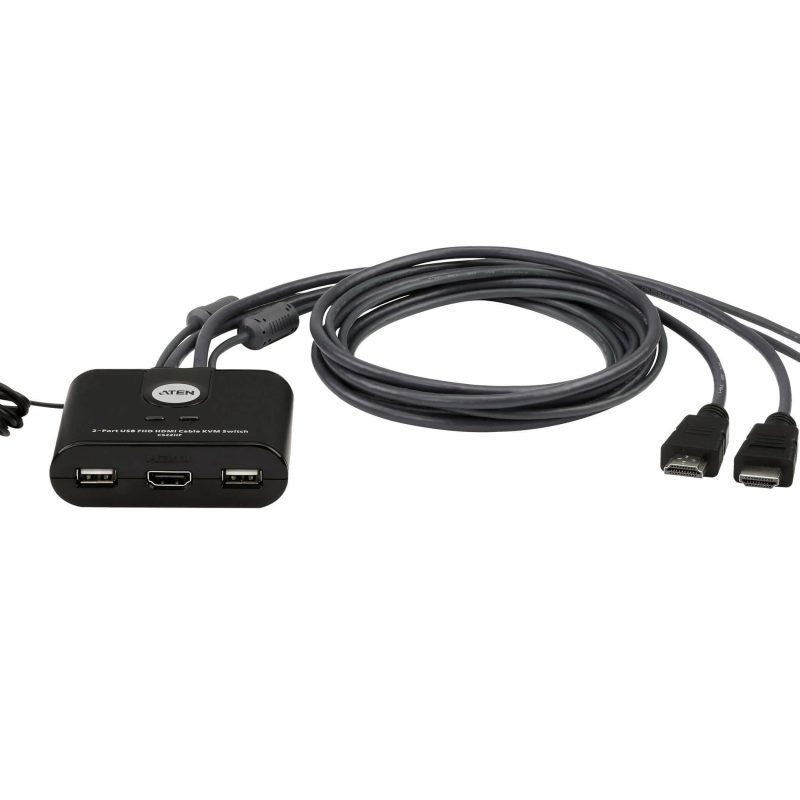 Превключвател KVM ATEN CS22HF, Дву портов USB HDMI