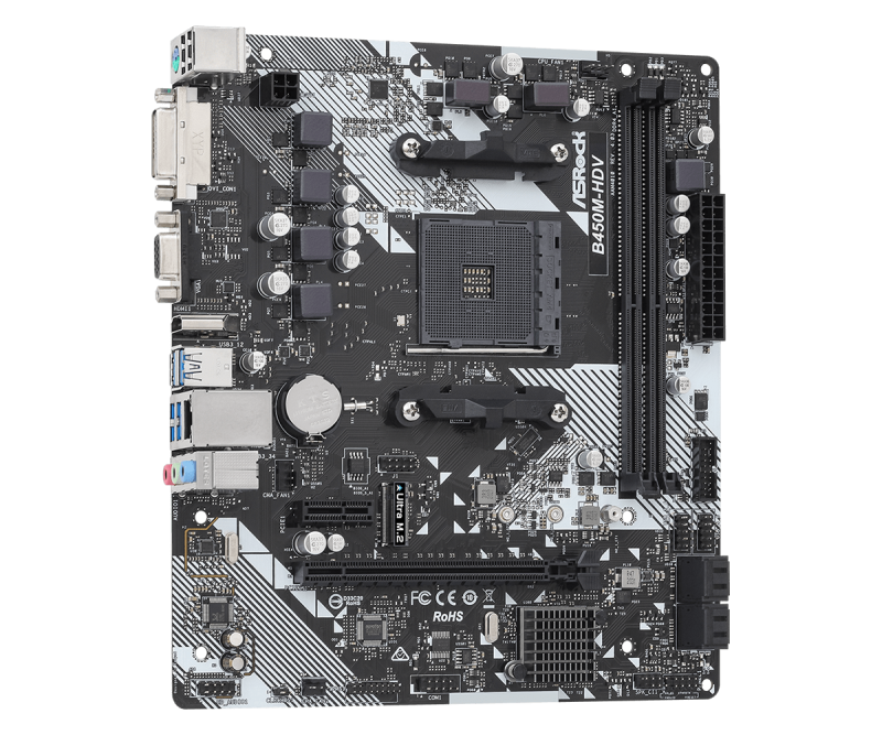 Дънна платка ASROCK B450M-HDV R4.0 - Image 2