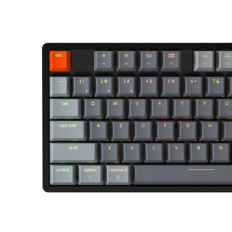 Геймърска Механична клавиатура Keychron K8 Aluminum TKL Gateron Blue Switch RGB LED Gateron Blue Switch ABS - Image 4