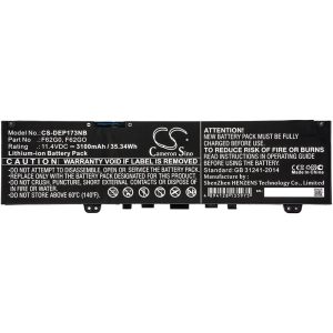 Батерия  за лаптоп DELL Inspiron 7373 Inspiron 13 7000 F62G0  11,4V 3100mAh CAMERON SINO - Image 3
