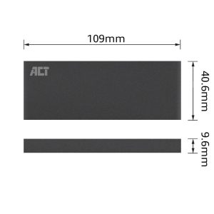 Чекмедже за твърд диск ACT AC1600, M.2 SSD, USB 3.2 Gen1, Черен - Image 5