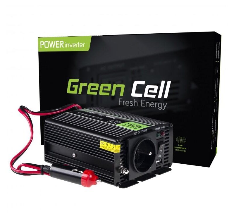 Инвертор GREEN CELL 12V/150W