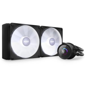 Охладител за процесор NZXT Kraken 280 RGB Black, LCD Display - Image 9
