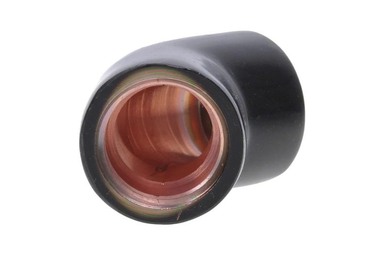 L-конектор Alphacool HF, Вътрешна резба G1/4 - G1/4, 45°, Черен мат - Image 3