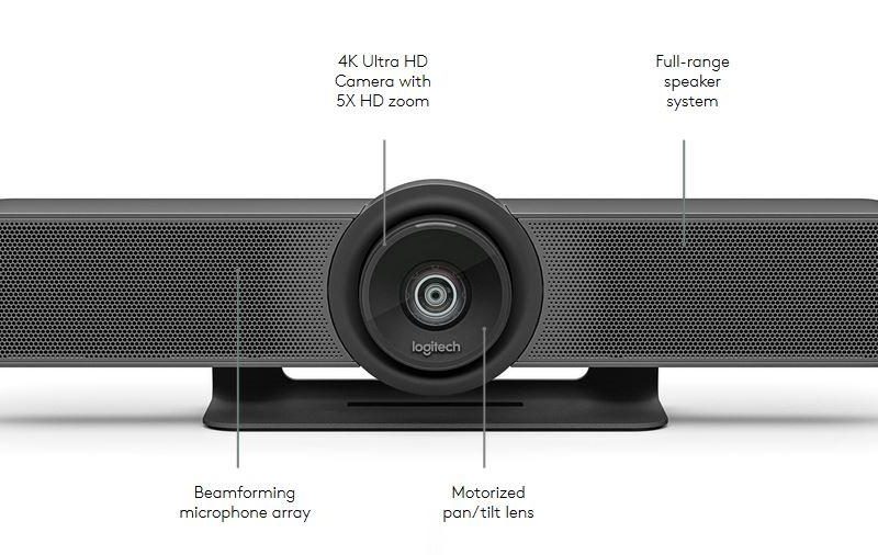 Видеоконферентна камера LOGITECH MeetUp, 4K Ultra HD video, USB3.0