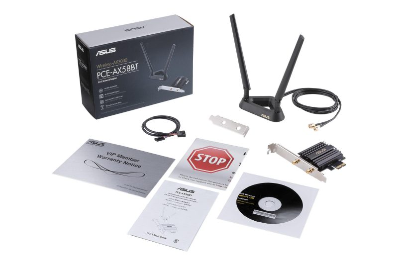 Адаптер ASUS PCE-AX58BT, AX3000 Dual Band PCI-E, WiFi 6 (802.11ax) - Image 5