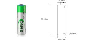 Литиево тионил батерия XENO  3,6V AA R6 2,4Ah XL060/STD /с пъпка/ - Image 2